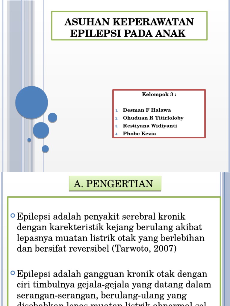 askep epilepsi pada anak